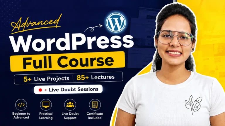 Advanced WordPress Full Course in Hindi 2026