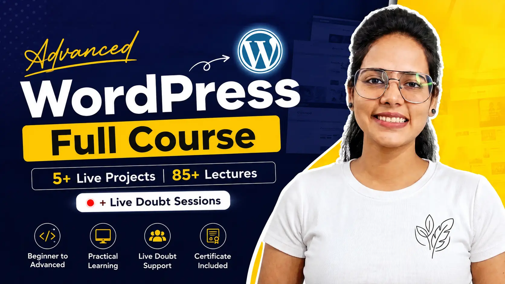 Advanced WordPress Full Course in Hindi 2026